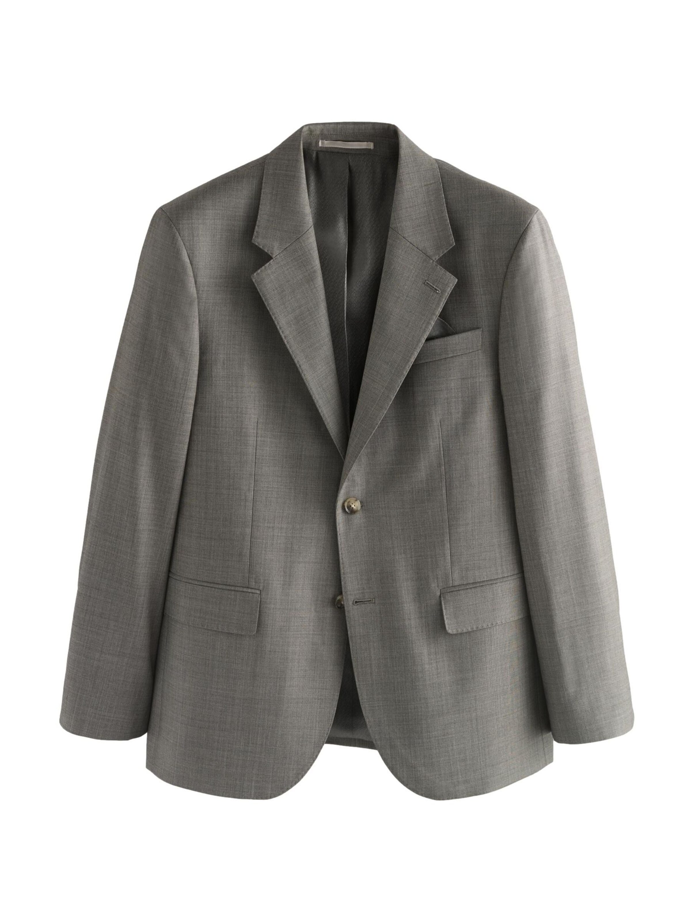 Next Slim fit Business-colbert in Bruin: voorkant