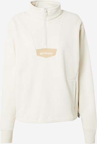 COLUMBIA Sportief sweatshirt 'Lodge' in Wit: voorkant