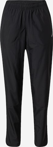 ASICS Tapered Workout Pants in Black: front