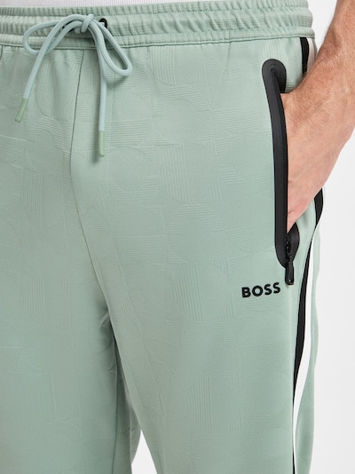 BOSS Pants 'Hover' in Mint / Black / White, Item view