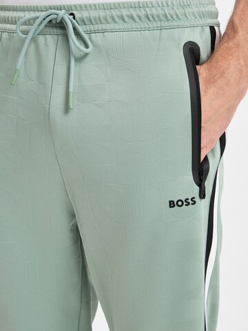 BOSS Tapered Trousers 'Hover' in Green