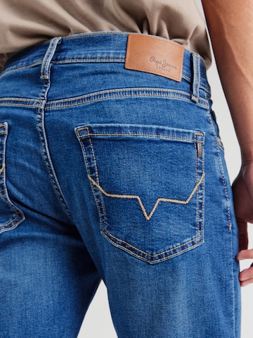 Coupe slim Jean Pepe Jeans en bleu