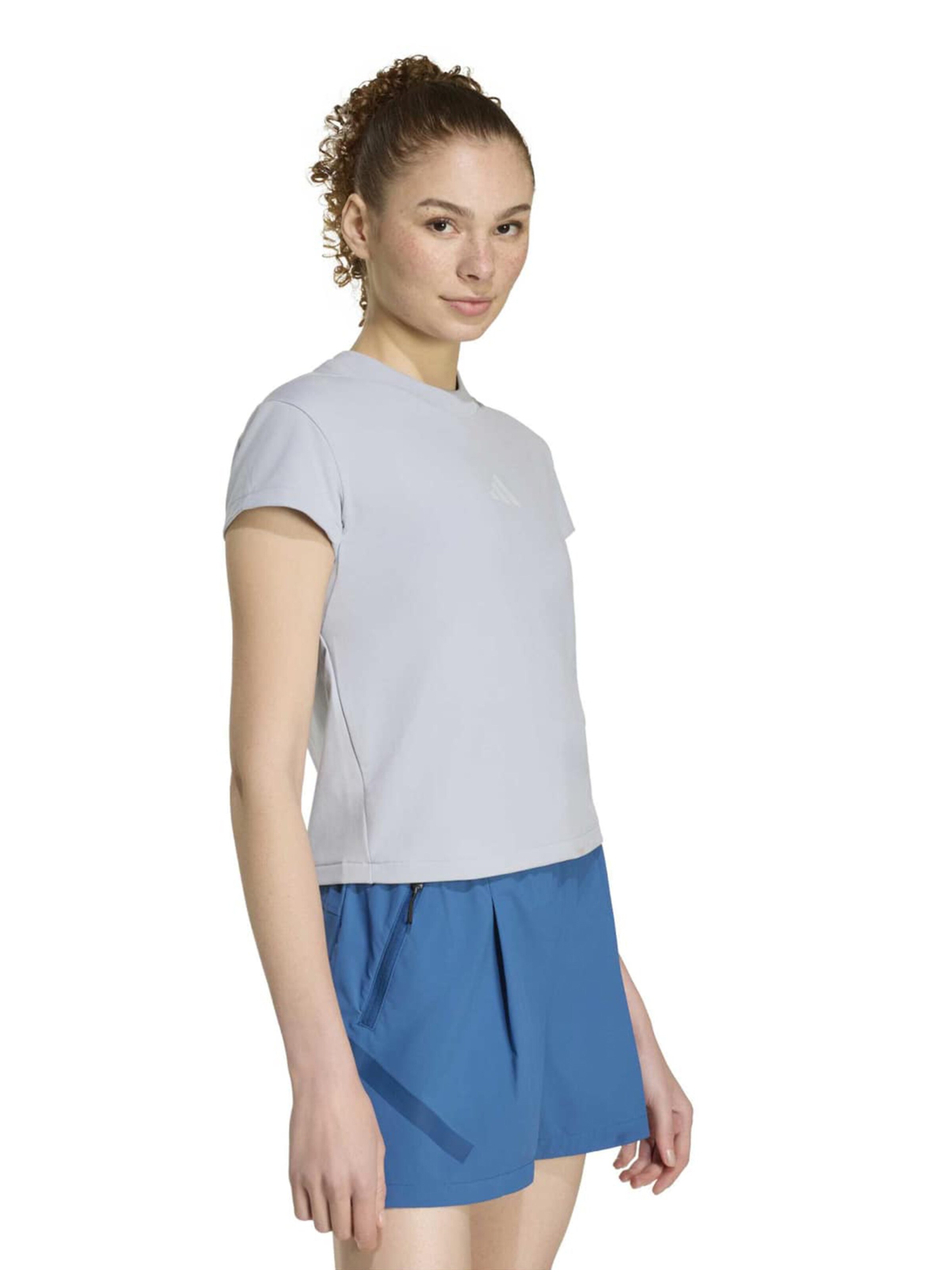 ADIDAS SPORTSWEAR Λειτουργικό μπλουζάκι 'Z.N.E.' σε γκρι: μπροστά