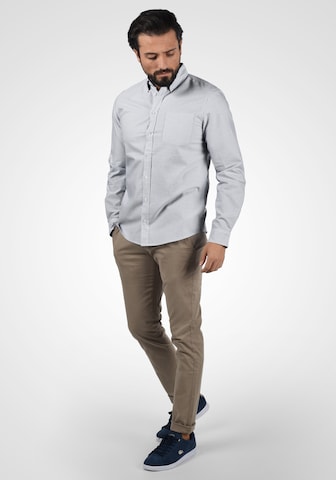 BLEND Regular fit Button Up Shirt in Grey