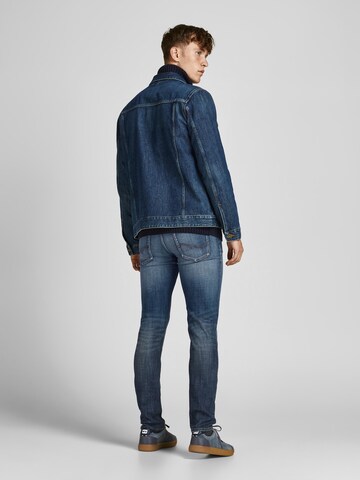 JACK & JONES Skinny Džíny 'Glenn' – modrá