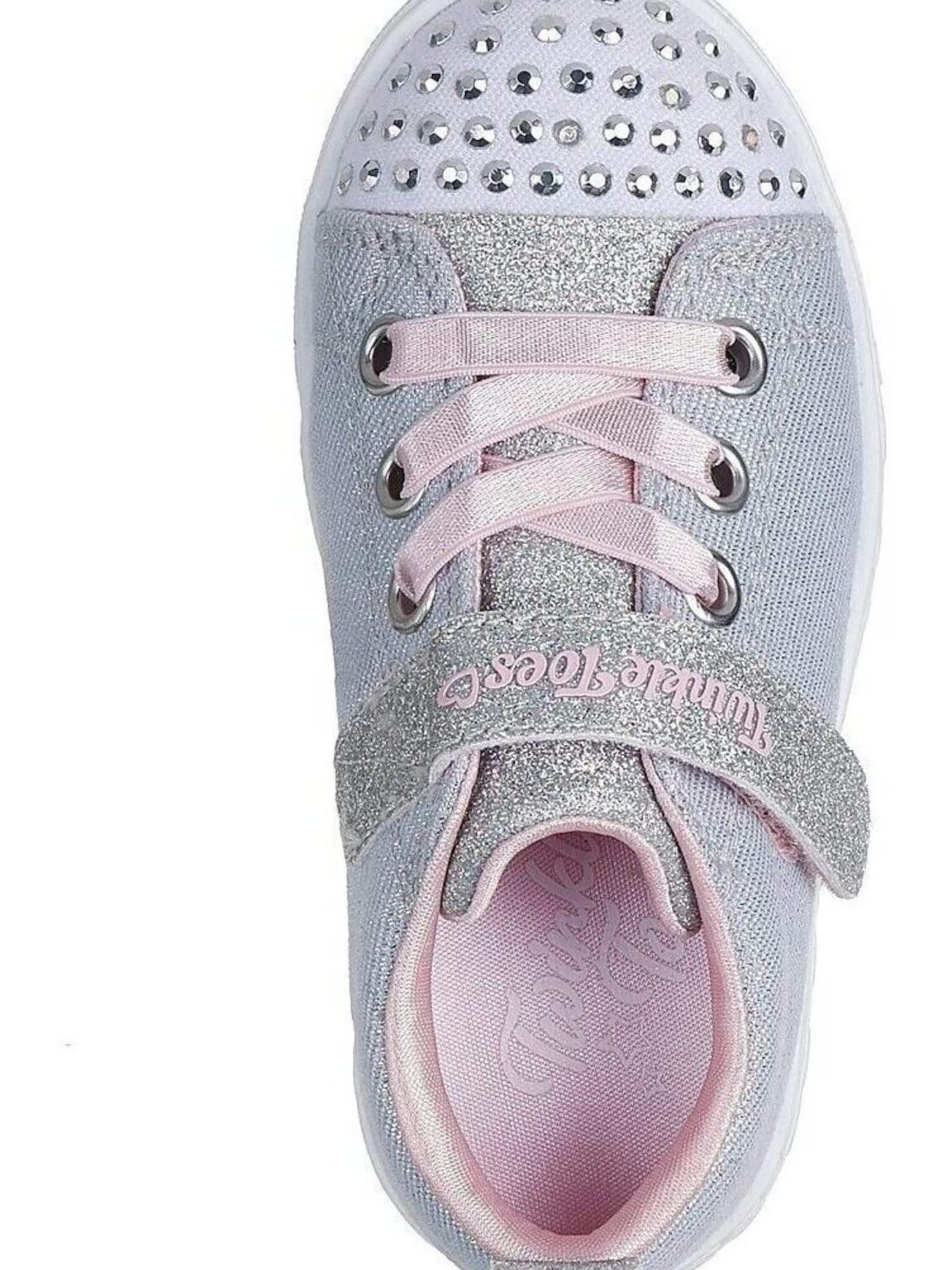 Scarpa sportiva 'Heart Steps - Shimmer Sweetie' di SKECHERS in grigio