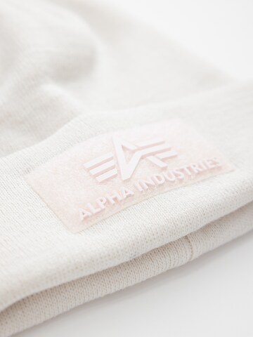 ALPHA INDUSTRIES Hue 'VLC' i hvid