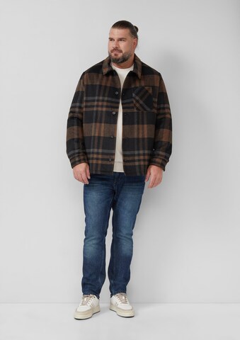 s.Oliver Men Big Sizes Between-Season Jacket in Brown