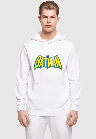 Merchcode Sweatshirt 'Batman' in Weiß: predná strana