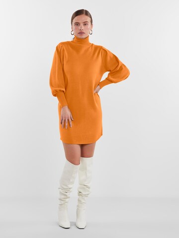 Y.A.S - Vestido de punto 'FONNY' en naranja