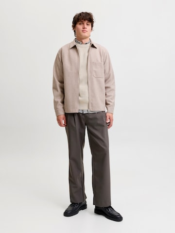 Pull-over 'JWHMILANO' JACK & JONES en beige