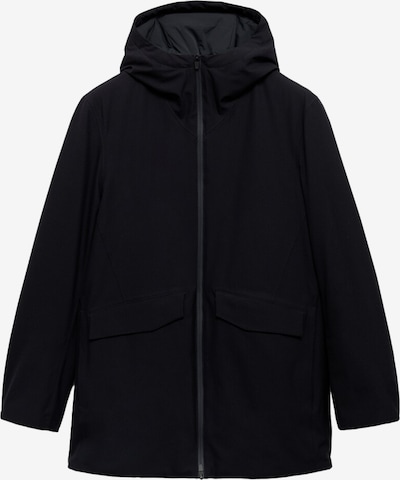 MANGO MAN Välikausiparka 'Interval' värissä musta, Tuotenäkymä