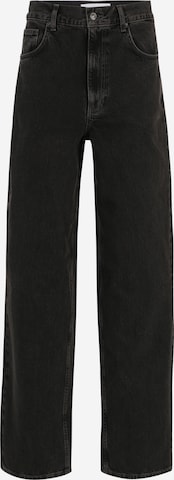 Topshop Tall Loose fit Jeans in Black: front