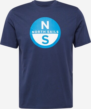 Maglietta di North Sails in blu: frontale