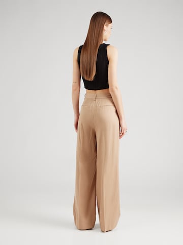 Wide leg Pantaloni con pieghe 'Core Rose' di SCOTCH & SODA in beige