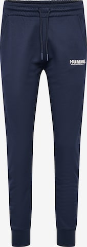 Hummel Tapered Workout Pants 'Legasy' in Blue: front