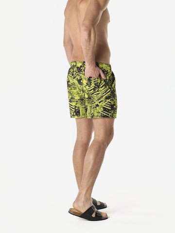 Shorts de bain KOROSHI en jaune