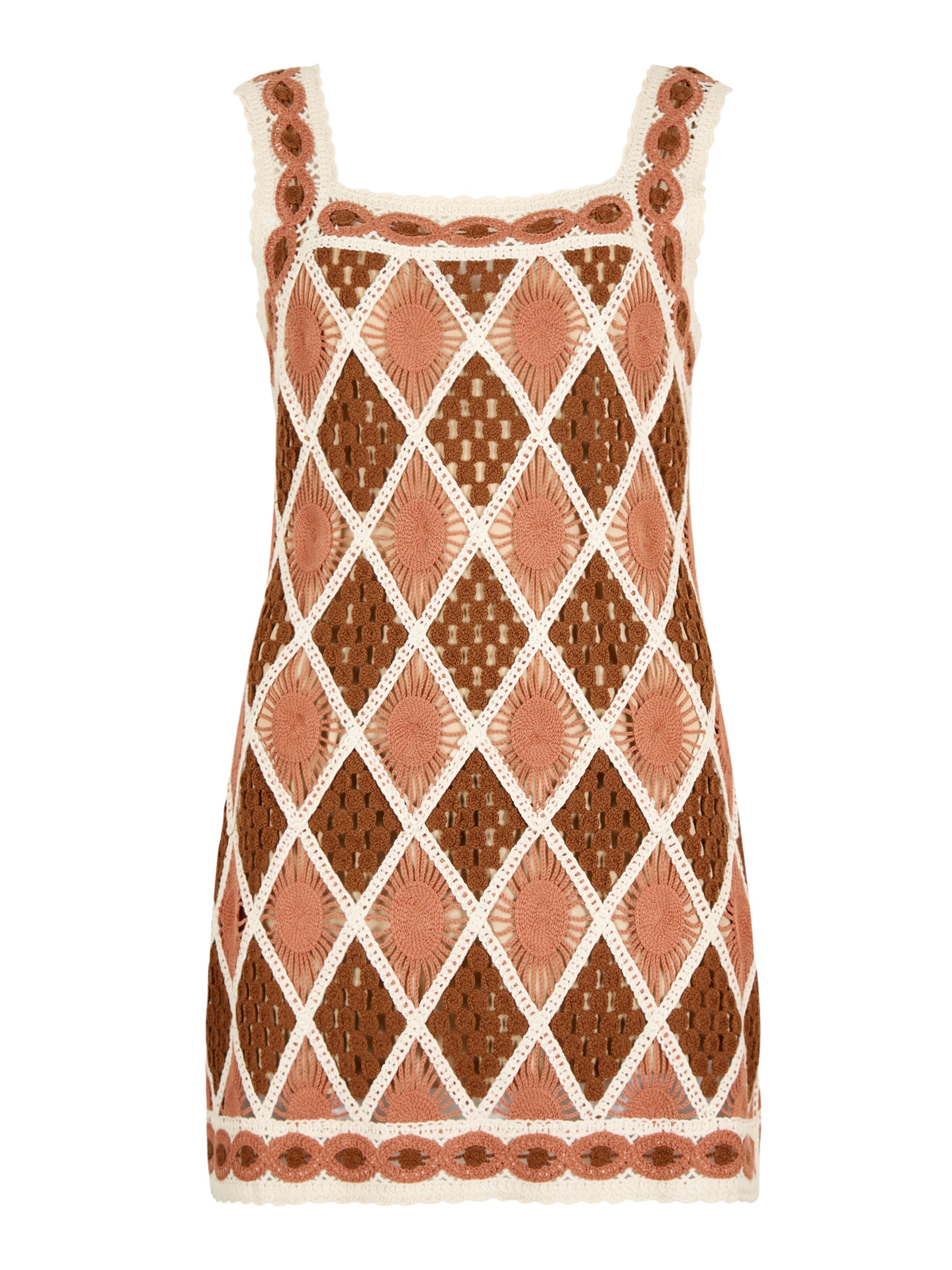 Apricot Kleid in Orange: Vorderseite