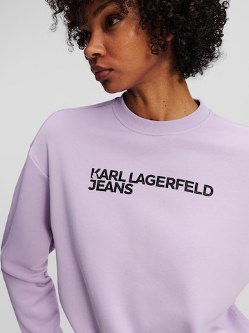KARL LAGERFELD JEANS Свитшот 'Essential' в Лиловый