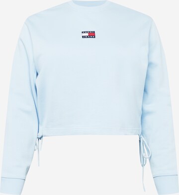 Sweat-shirt Tommy Jeans Curve en bleu : devant