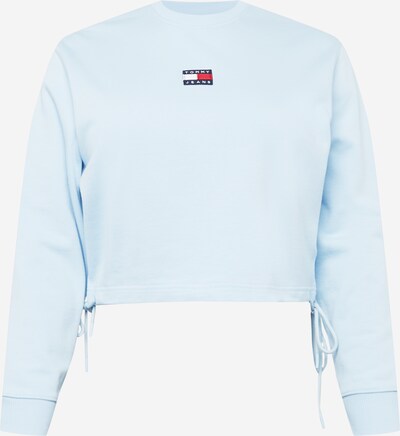 Tommy Jeans Curve Sweatshirt in marine blue / Light blue / Red / White, Item view