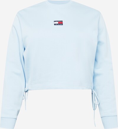 Tommy Jeans Curve Sweatshirt in marine blue / Light blue / Red / White, Item view