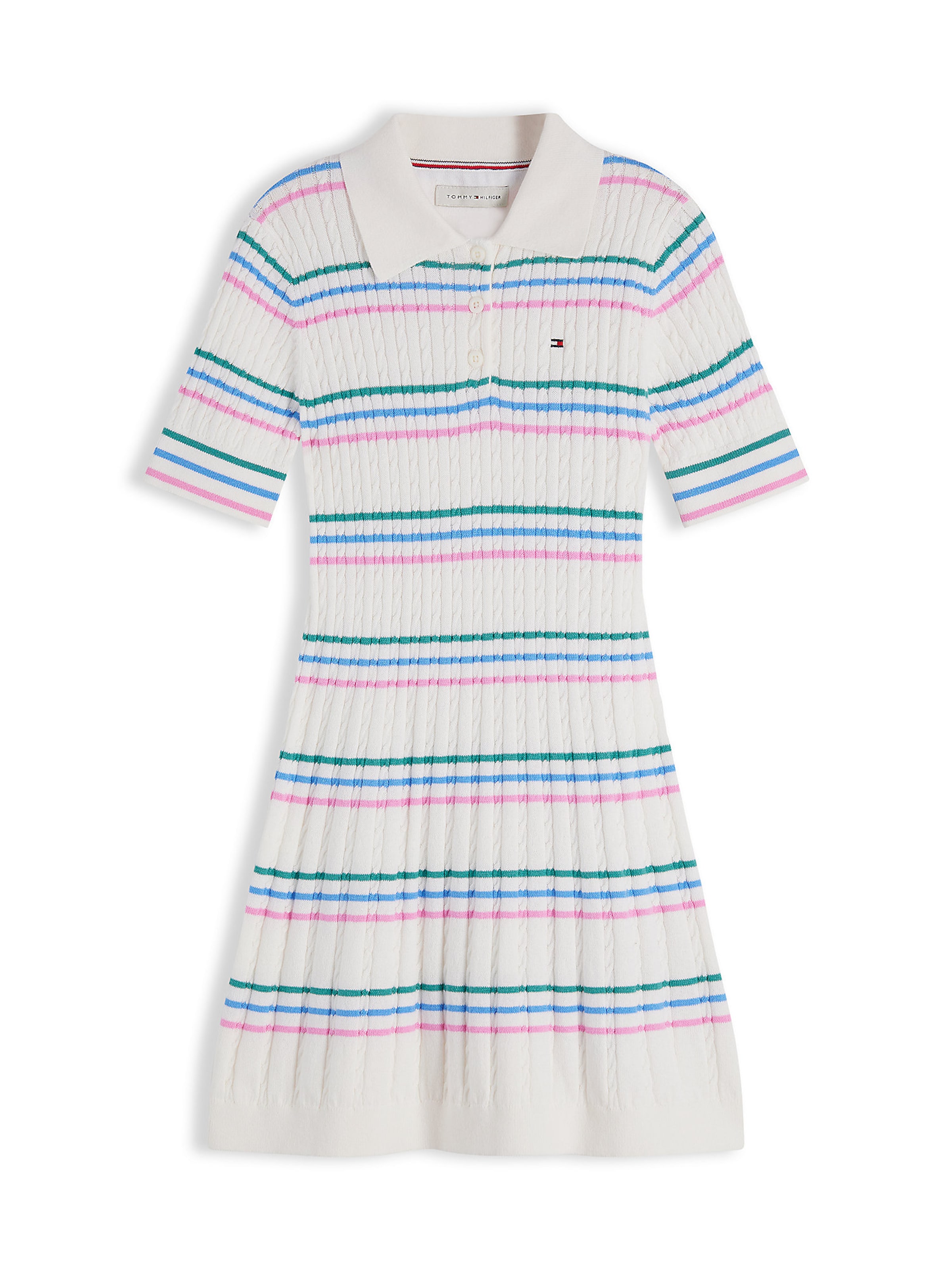 Robe TOMMY HILFIGER en blanc : devant
