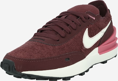 Nike Sportswear Platform trainers 'Waffle One SE' in Burgundy / White, Item view