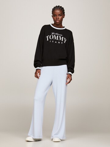 Tommy Jeans Trui 'Varsity' in Zwart