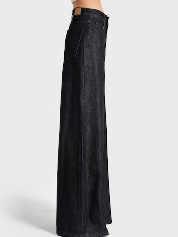 IT'S BASIC Wide leg Jeans 'Palazzo' in Grey