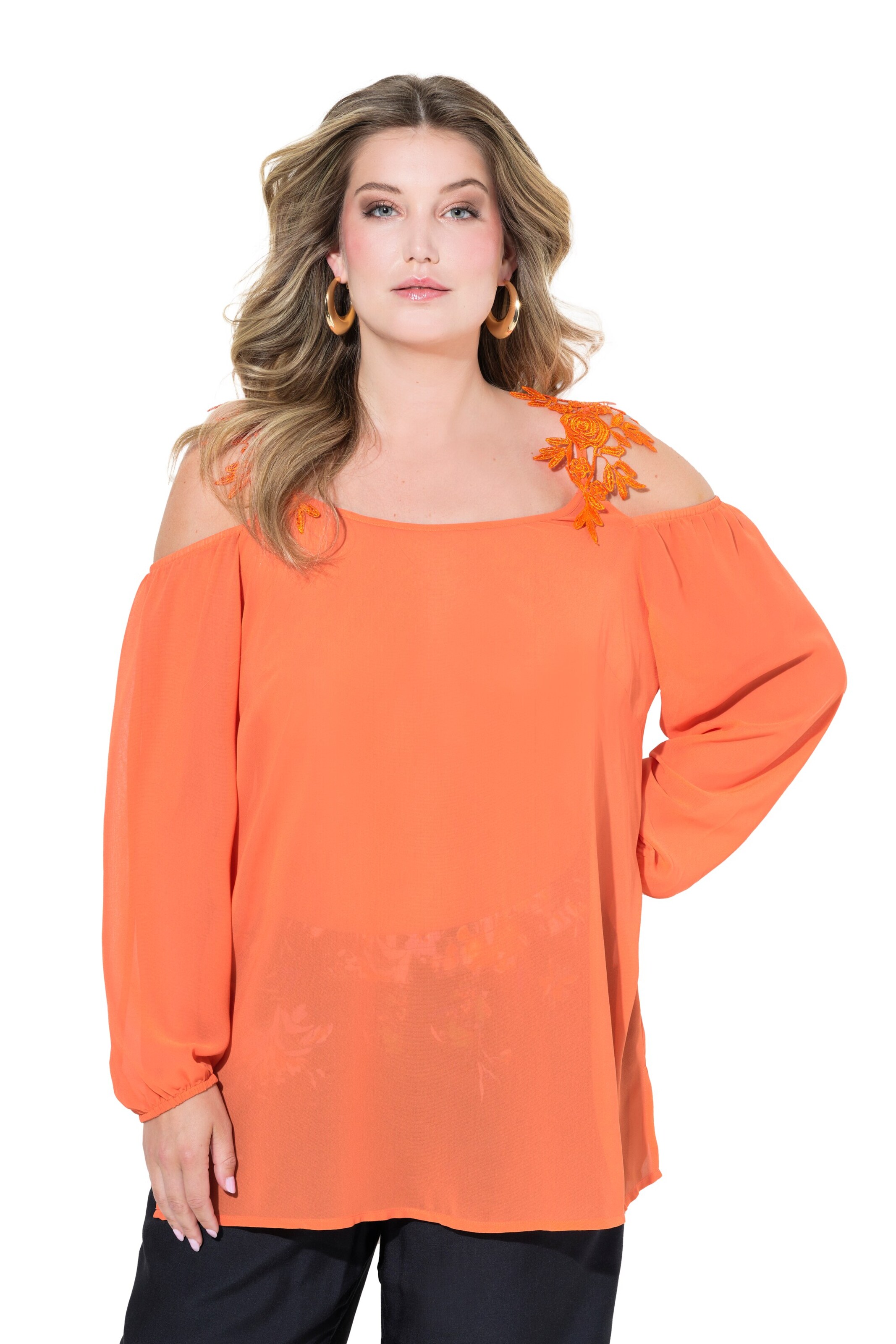 MIAMODA Blouse in Oranje: voorkant