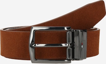 TOMMY HILFIGER Riem 'DENTON 3.5' in Bruin: voorkant