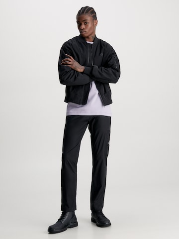 Calvin Klein Jeans regular Παντελόνι τσίνο σε μαύρο