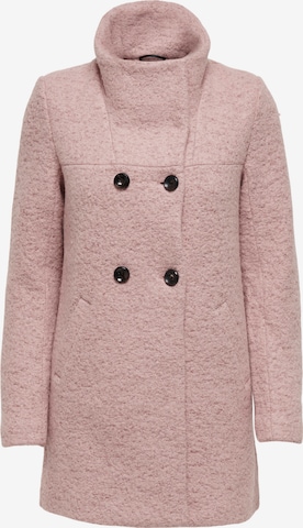ONLY Between-Seasons Coat 'SOPHIA' in Pink: front