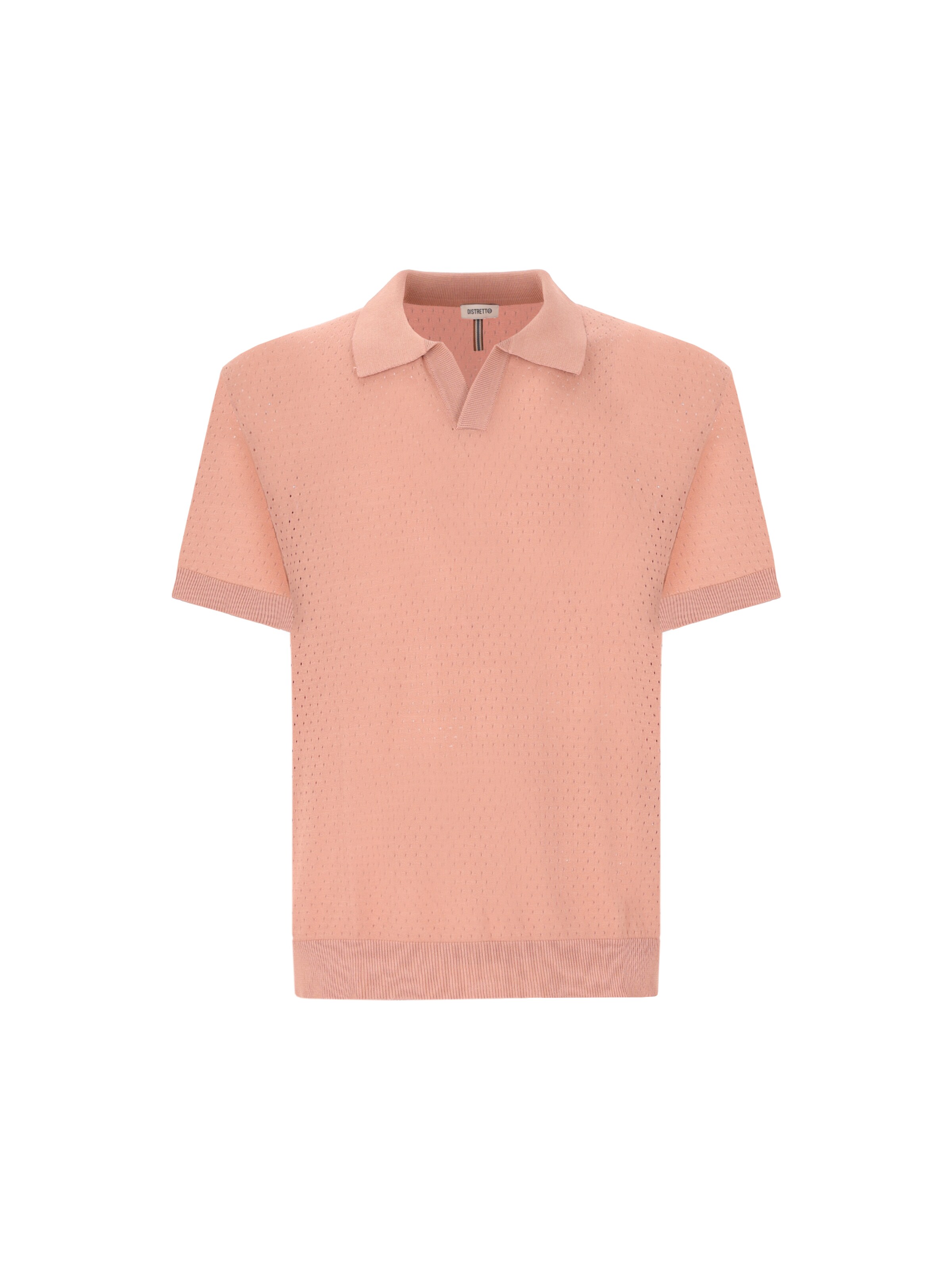 Distretto12 Poloshirt 'Carrara' in puder, Produktansicht