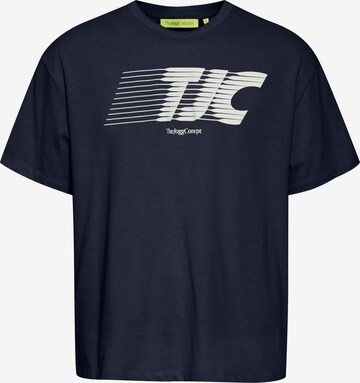 T-Shirt 'Silas' The Jogg Concept en bleu : devant