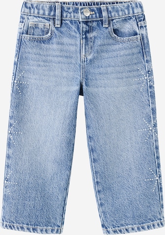MANGO KIDS Loosefit Farkut värissä sininen: etupuoli