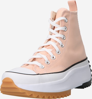 CONVERSE - Sapatilhas altas em laranja: frente