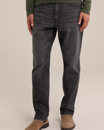 WE Fashion Loosefit Jeans in Grijs: voorkant