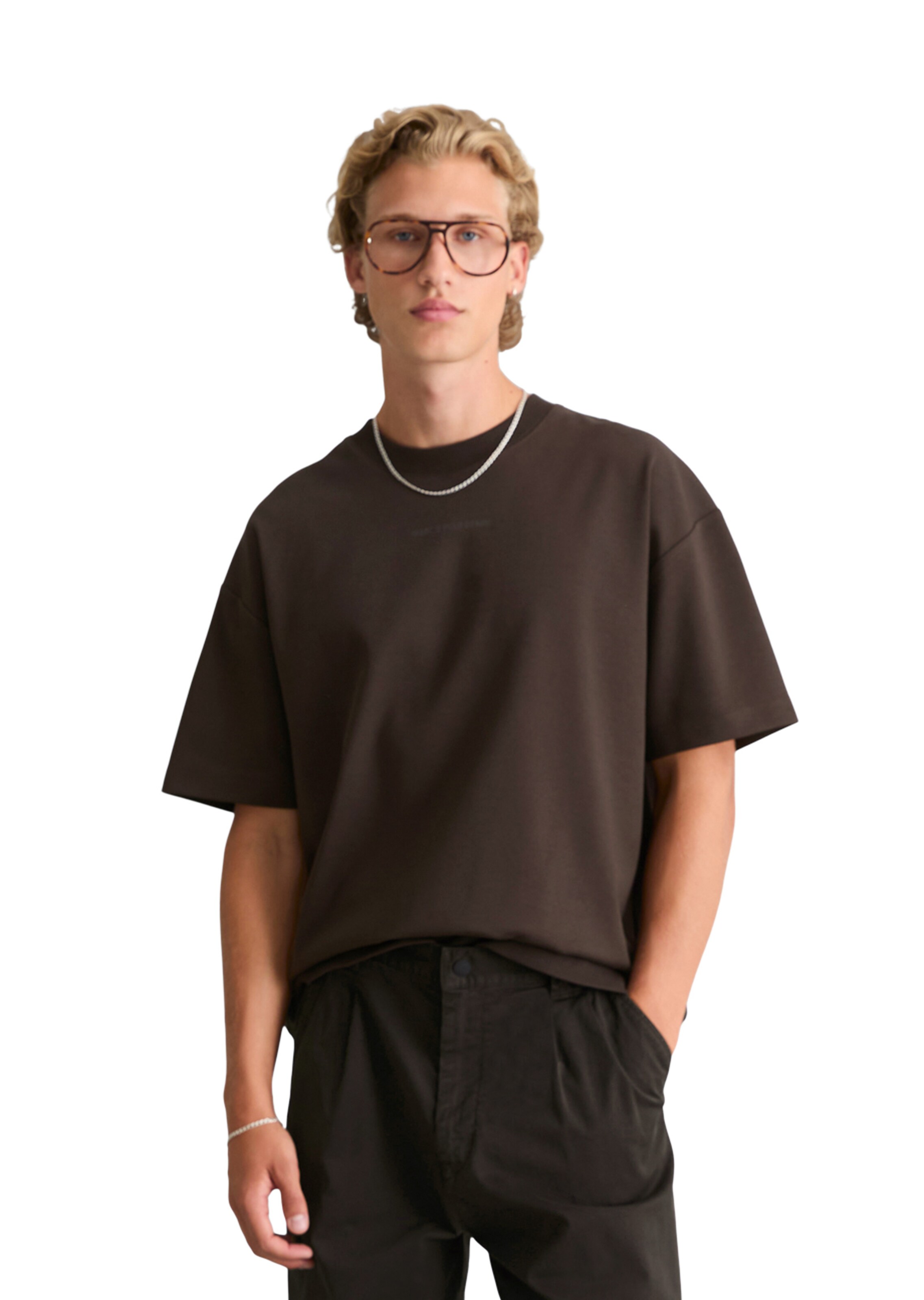Marc O'Polo DENIM Shirt in Brown: front