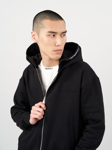 Cørbo Hiro Sweat jacket 'Shibuya' in Black