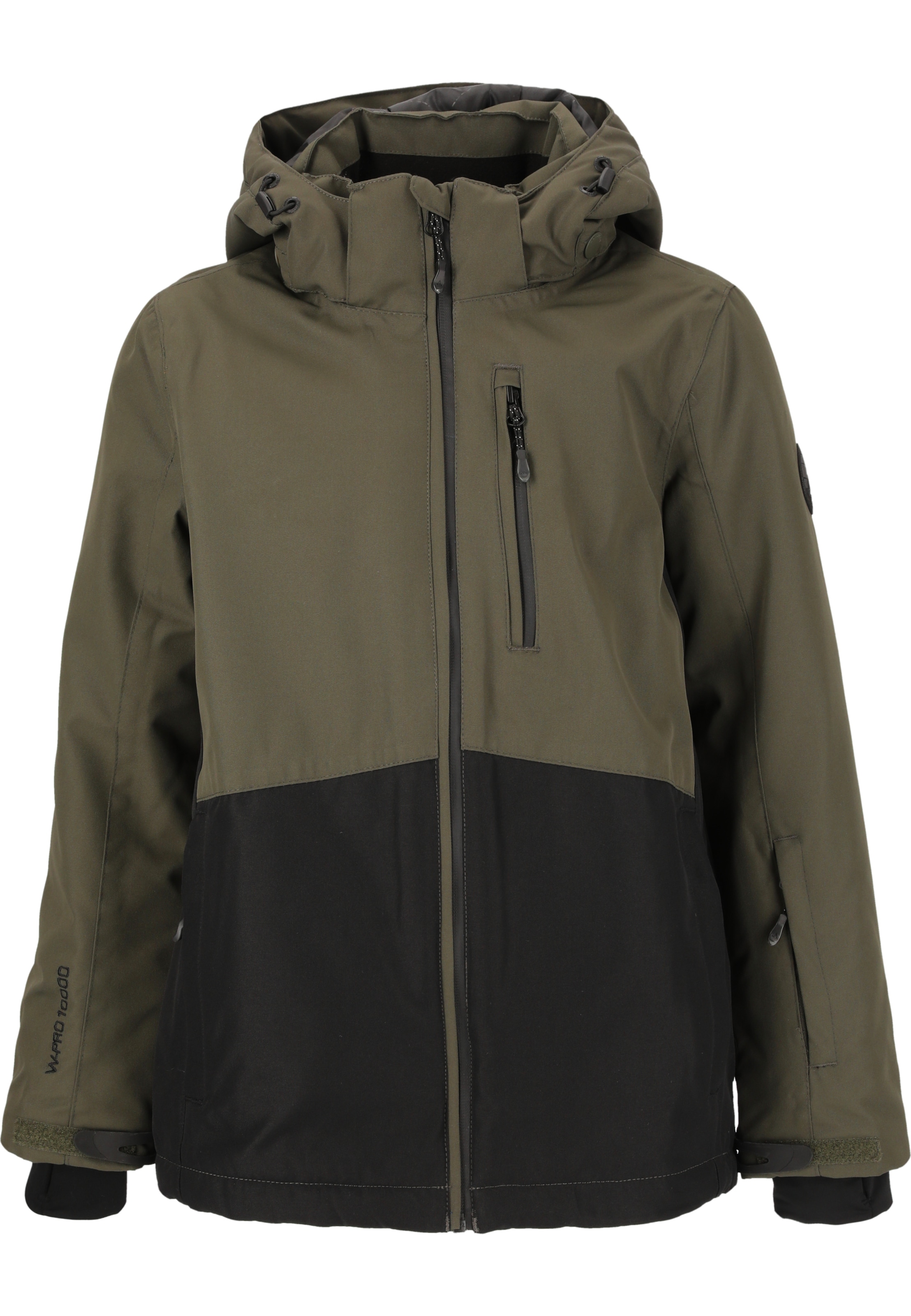 Whistler Sportjacke 'Drizzle' in Grün: Vorderseite