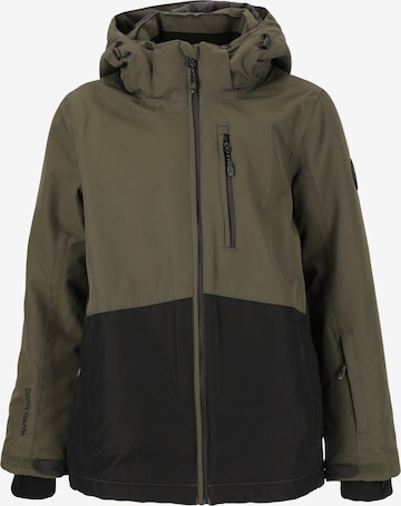 Whistler Winter Jacket 'Drizzle' in Green: front