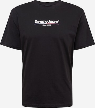 Tommy Jeans Bluser & t-shirts i sort: forside