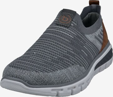 Scarpa slip-on di bugatti in grigio: frontale