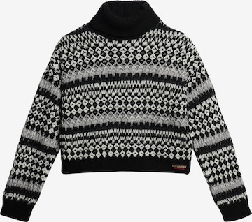 Superdry Pulover | črna barva: sprednja stran