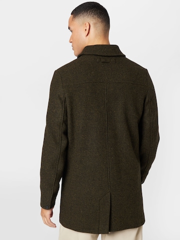 Brixtol Textiles Between-Seasons Coat in Brown