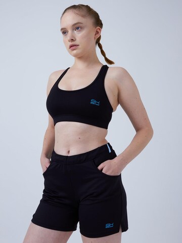 SPORTKIND Loosefit Sporthose 'Bermuda Shorts'‌‌‌‌‌‌‌ in Schwarz