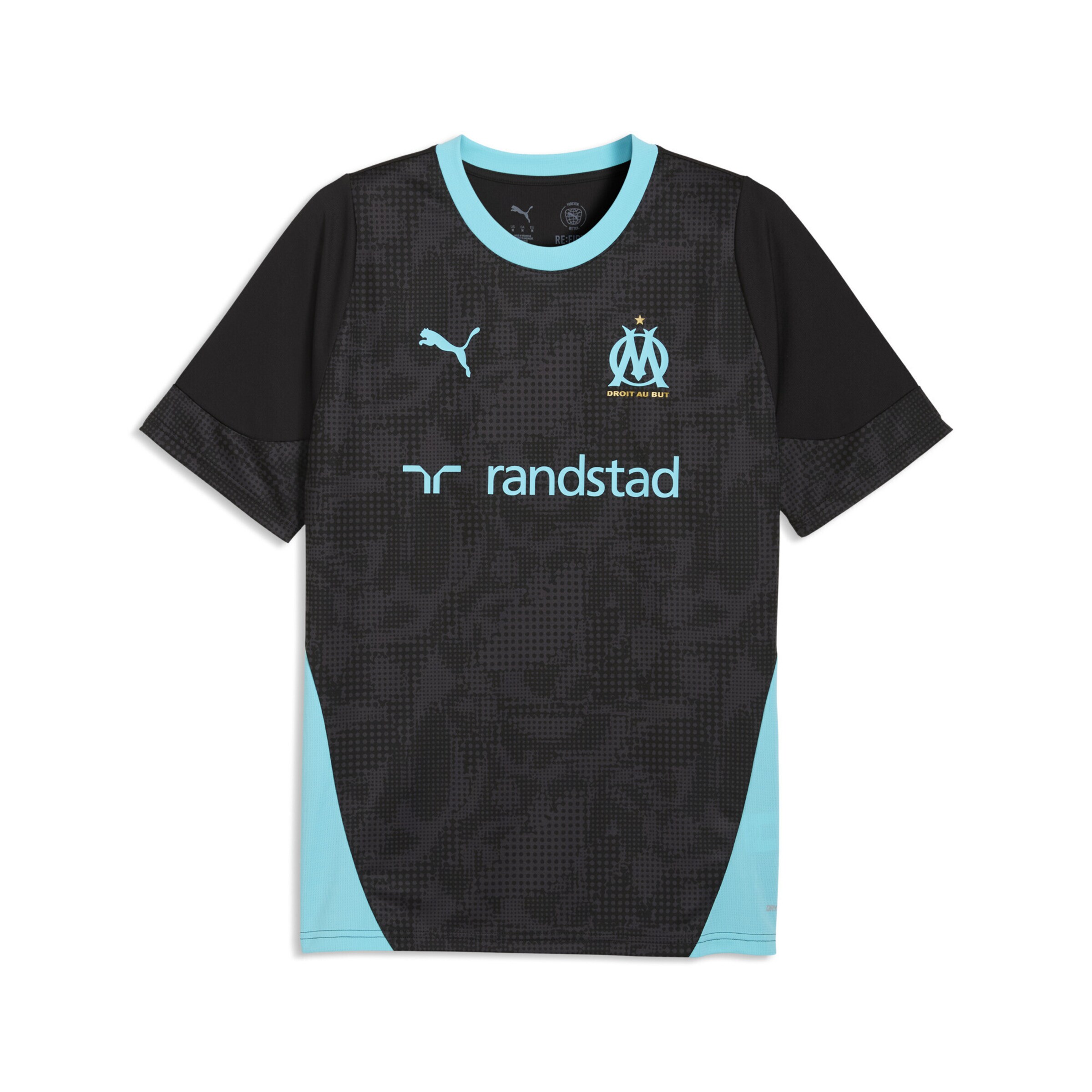 PUMA Trikot 'Olympique de Marseille' in türkis / schwarz, Produktansicht