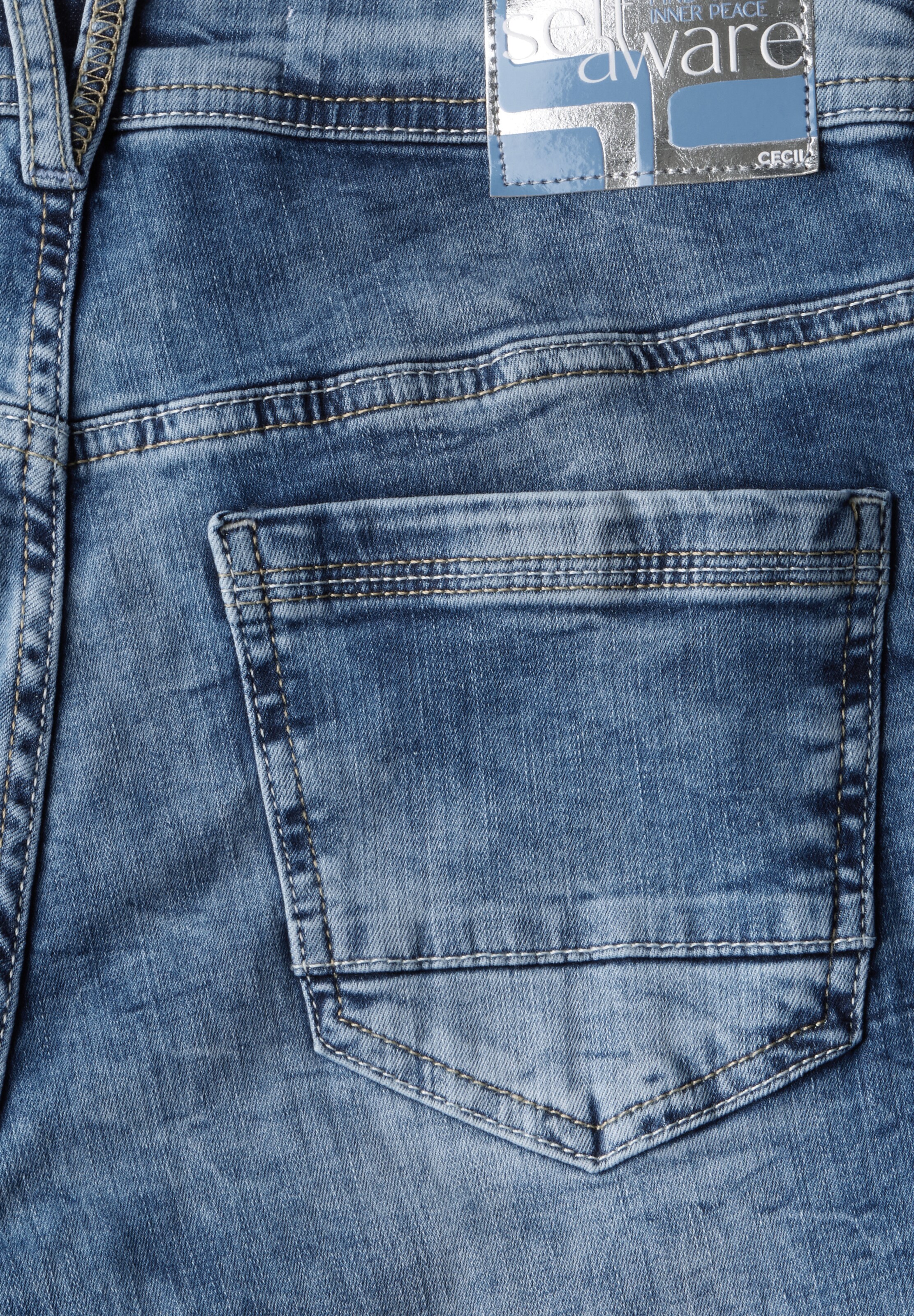 CECIL Regular Jeans in Blau